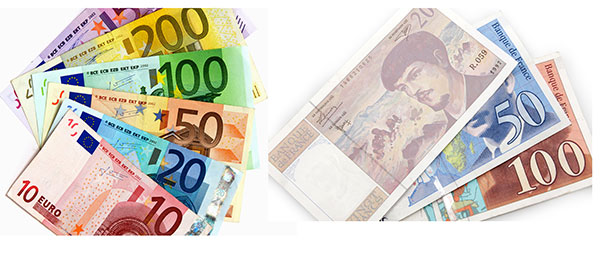 Adieu les francs, bonjour l'euro : la monnaie européenne a vingt ans -  France Bleu